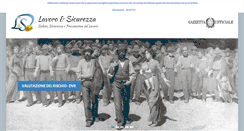 Desktop Screenshot of lavoroesicurezza.it